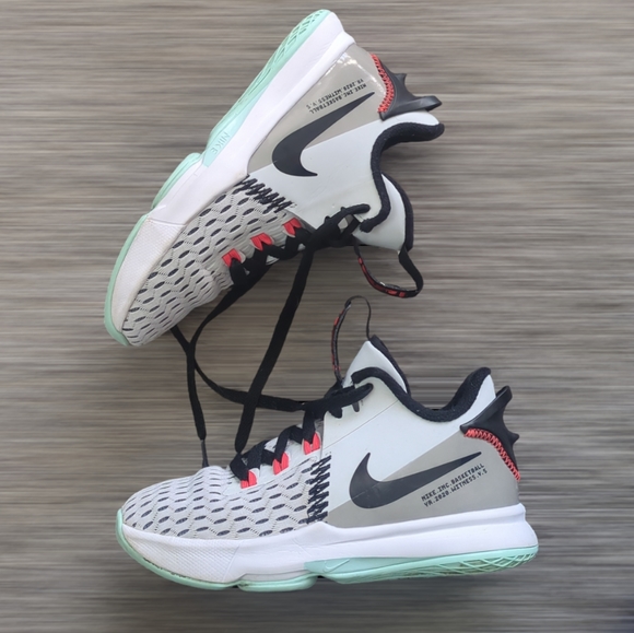 Nike Other - Basketball shoes Nike LeBron Witness 5 Pure Platinum Light Dew size 2Y